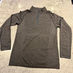 lululemon half zip metal vent tech small 1/2 zip